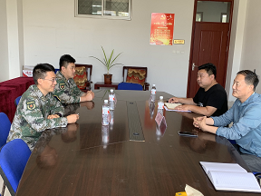 胶州市人民武装部到我们调研征兵工作 胶州市人民武装部到我们调研征兵工作